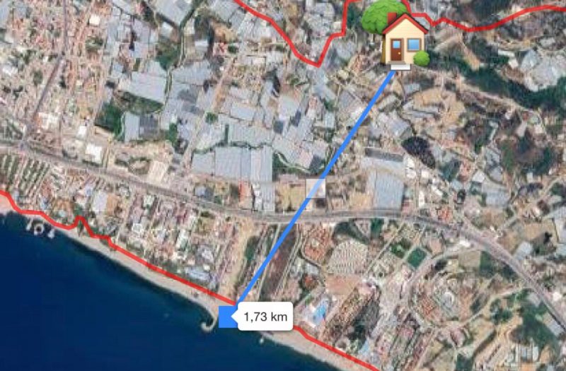 Alanya Konaklı Mahallesinde İnşaat İmarlı %50 Kat Karşılığı  4,800m2 Arsa